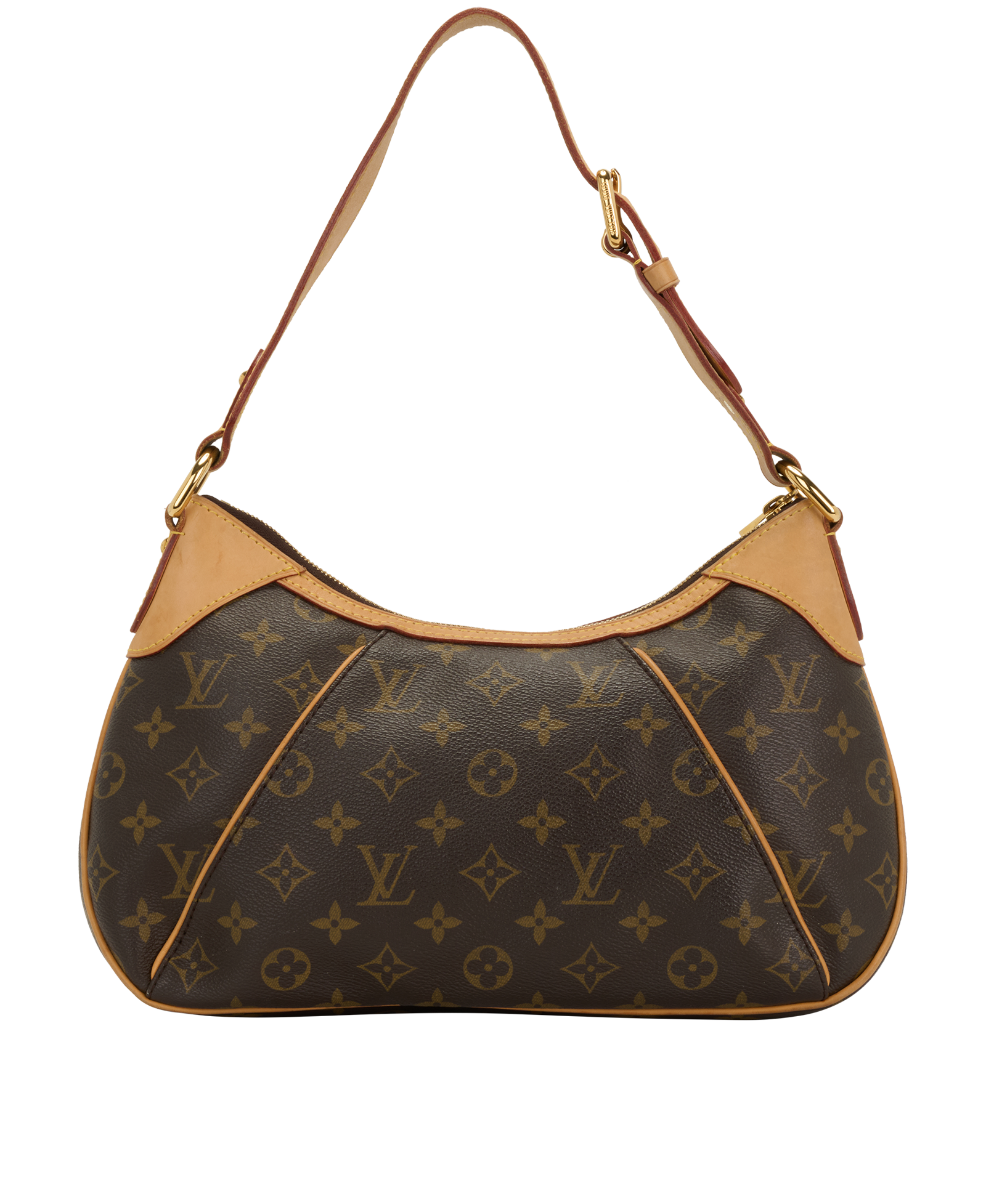 Thames PM, &pound;750, Handbags, Brown, Canvas, Back view